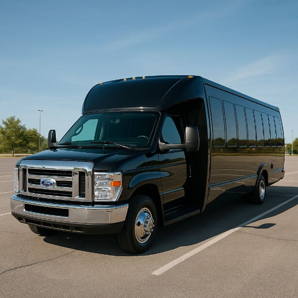 Grand Prairie Shuttle Bus Rentals 18 Passenger Shuttle Bus