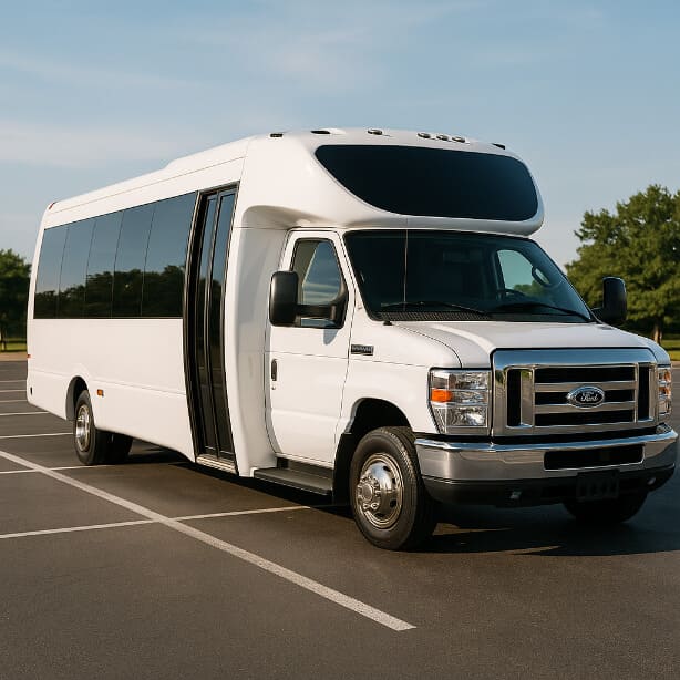 Grand Prairie Shuttle Bus Rentals 20 Passenger Shuttle Bus