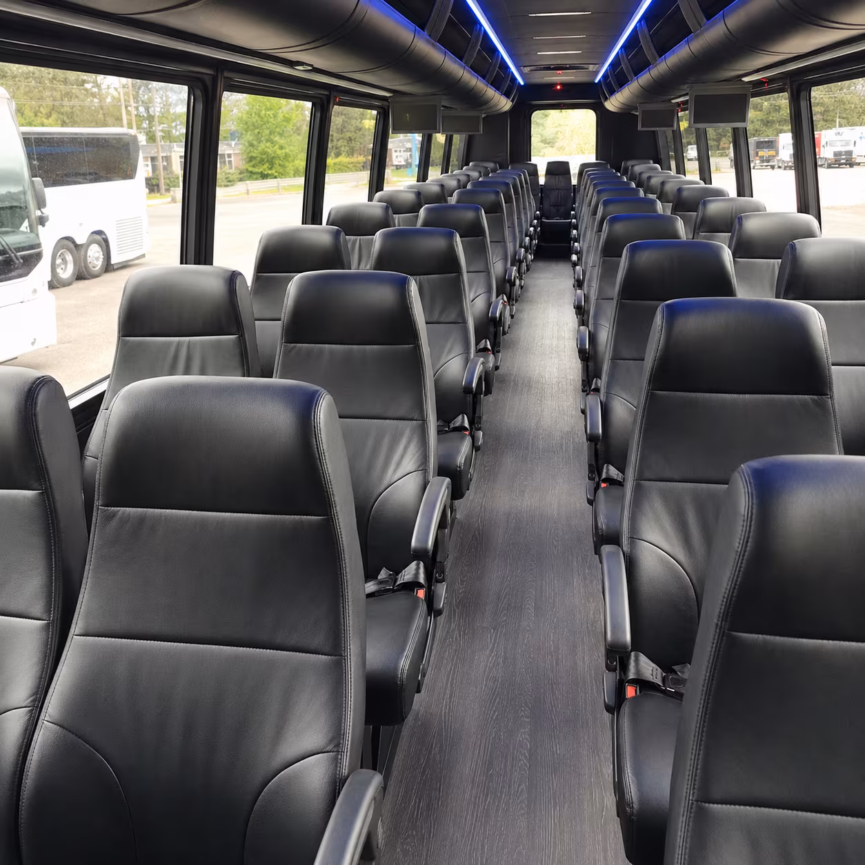 grand prairie parking shuttle and park and ride bus rentals